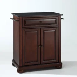 Alexandria Black Granite Top Portable Kitchen Island/Cart - Crosley -Furniture Specialty Store GUEST f55baca7 02bc 46ee a0fd 9b65d44e89aa