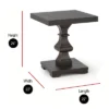 Dory Square End Table Black - Steve Silver -Furniture Specialty Store GUEST f601a6da 35eb 4f05 a751 c81850b4a12b