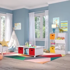 RiverRidge Home Kids' 3 Cubby With 2 Veggie Bin Floor Cabinet - RiverRidge -Furniture Specialty Store GUEST f66c5436 93db 49b7 b2be 1c06dc346c42