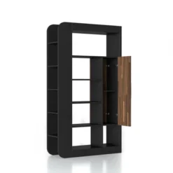 70.87" Triaga Multi Shelf Bookcase Black - MiBasics -Furniture Specialty Store GUEST f66f6bd0 8f1b 4a2d 9d79 c8a76c08b589
