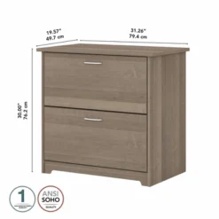 Cabot 2 Drawer File Cabinet Ash Gray - Bush Furniture -Furniture Specialty Store GUEST f6cb7e15 3c73 459f 945c 4354b3796335