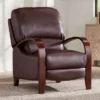 Elm Lane Cooper Cantina Burgundy Faux Leather Recliner Chair Modern Armchair Comfortable Push Manual Reclining Footrest For Bedroom Living Room Home -Furniture Specialty Store GUEST f6f2081d 5727 4f21 b479 bee0d6ced1dd