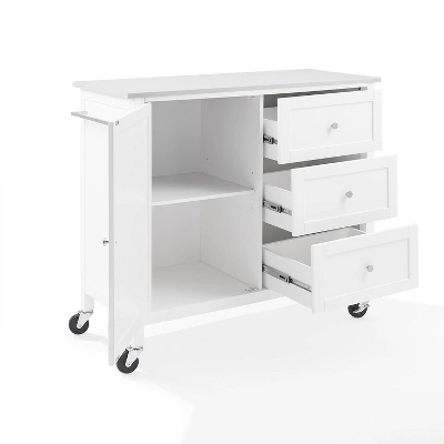 Soren Stone Top Kitchen Island/Cart White - Crosley 12 Soren Stone Top Kitchen Island/Cart White - Crosley - Image 10