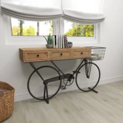 Farmhouse Metal Console Table Red - Olivia & May -Furniture Specialty Store GUEST f72dc23e 6cf2 4180 8731 13ac28a12098