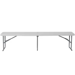 Flash Furniture 10.25''W X 71''L Bi-Fold Granite White Plastic Bench With Carrying Handle -Furniture Specialty Store GUEST f7865530 359b 44cb 9619 16fabaedf908