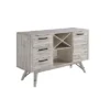 Modern Rustic Server Weathered White - Intercon -Furniture Specialty Store GUEST f7ada03f be10 4514 b781 48561a8eb45f