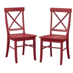 Set Of 2 Albury Cross Back Dining Chairs - Buylateral -Furniture Specialty Store GUEST f7cf6a4d 6b6c 4518 b00b 2dbae73493a3