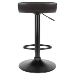 Set Of 2 Paris Airlift Adjustable Swivel Stool With Faux Leather Seat And Black Metal Base Espresso/Black - Winsome -Furniture Specialty Store GUEST f8084385 e5c8 4420 9ab2 86daa2b9135a