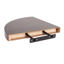 (Set Of 2) 11.5" X 1.5" Radial Floating Corner Shelves - Danya B. -Furniture Specialty Store GUEST f840c2df 3f08 496e be45 12c45993696e