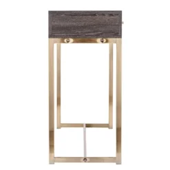 Frondi Long Console Table Black Oak/Antique Brass - Aiden Lane -Furniture Specialty Store GUEST f9099d7f 3b73 43cb 86fd 18b0c008dd03