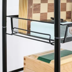 HOMCOM 5 Tier Utility Rolling Cart, Metal Storage Cart, Kitchen Cart With Removable Mesh Baskets, For Living Room, Laundry, Garage And Bathroom, Black -Furniture Specialty Store GUEST f98fae98 af64 4b81 9c7c 51f70806e1f4