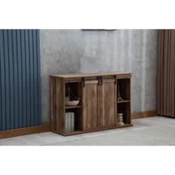 Weston Sliding Barn Door TV Stand For TVs Up To 50" Natural - Boraam -Furniture Specialty Store GUEST f9cac7c5 3140 44ee b8b5 d74650870783