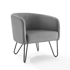 Parkway Velvet Accent Chair - Crosley -Furniture Specialty Store GUEST f9d5ce65 84dc 4ef2 94f3 fb9e76527822