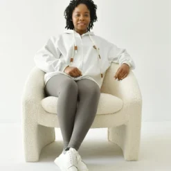 Kiki 32" Wide Contemporary Design Faux Shearling Boasting Streamlined Silhouette Armrest Accent Barrel Chair-The Pop Maison -Furniture Specialty Store GUEST f9e09a62 62e0 435d 9273 6f8a00af4728