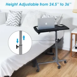 Costway Adjustable Angle & Height Rolling Laptop Notebook Desk Stand Over Sofa Bed Table -Furniture Specialty Store GUEST fa5abeec 0314 4bc6 9418 dd9836fd6cad