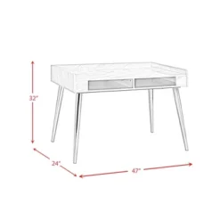 Ravyn Desk White Marble - Picket House Furnishings -Furniture Specialty Store GUEST fb1256c1 27c2 4186 adfe 240ff062cb32