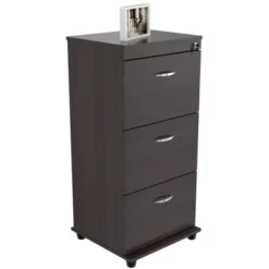 40.16" 3 Drawer Locking File Cabinet Espresso - Inval -Furniture Specialty Store GUEST fb2d5eb7 eefe 4761 ab1d 5cb2d85754f5