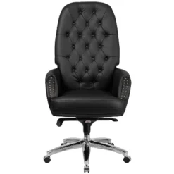 Emma And Oliver High Back Traditional Button Tufted Multifunction Swivel Ergonomic Office Chair -Furniture Specialty Store GUEST fbb54457 dbef 4400 a08e 999c6909183d
