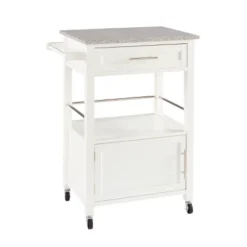 Mitchell Kitchen Cart Granite Top - Linon -Furniture Specialty Store GUEST fc3430e9 3f92 4a65 b8e9 b4c0927f2646