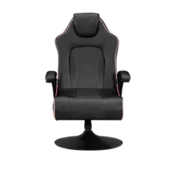 CXR3 Neo Fiber LED Audio Pedestal Gaming Chair With Subwoofer Black - X Rocker