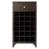 Ancona 24 Bottles Drawer Wine Cabinet Wood/Coffee - Winsome -Furniture Specialty Store GUEST fc5c514d cf2b 4f21 a099 7dc635f8220e
