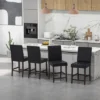 Costway Set Of 2/4 Bar Stools 25inch Counter Height Barstool Pub Chair W/Rubber Wood Legs -Furniture Specialty Store GUEST fd682f5c 904d 489b a115 e53dcf2bf245