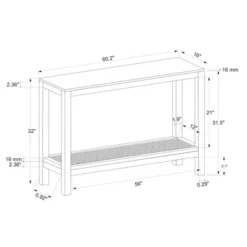 Console Table With Woven Rattan Shelf Black - Threshold™ Designed With Studio McGee -Furniture Specialty Store GUEST fd806213 5ef7 492e a065 be15b39cc53e