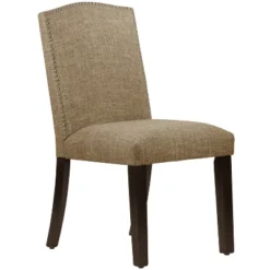 Ayala Nail Button Dining Chair In Linen - Skyline Furniture -Furniture Specialty Store GUEST fe8d840c 7870 4fa3 84ba df63578d718e