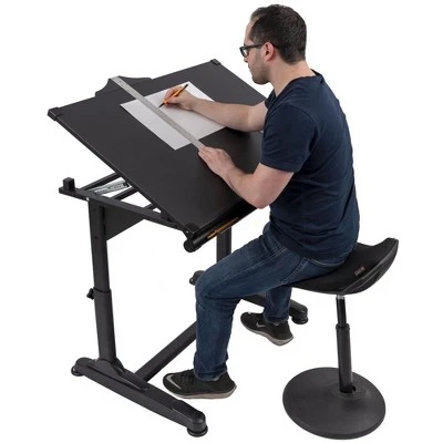 Stand Up Desk Store Adjustable Height And Angle Drafting Table Drawing Desk With Large Surface 4 Stand Up Desk Store Adjustable Height And Angle Drafting Table Drawing Desk With Large Surface - Image 2
