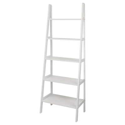 5 Shelf Ladder Bookcase - Flora Home 10 5 Shelf Ladder Bookcase - Flora Home - Image 8