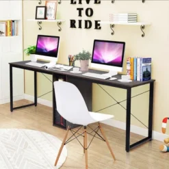 2 Person Computer Desk 79''Large Double Workstation Dual Office Desk W/Storage -Furniture Specialty Store GUEST fff242ba eeaa 4de0 a659 ca5813ba9c15